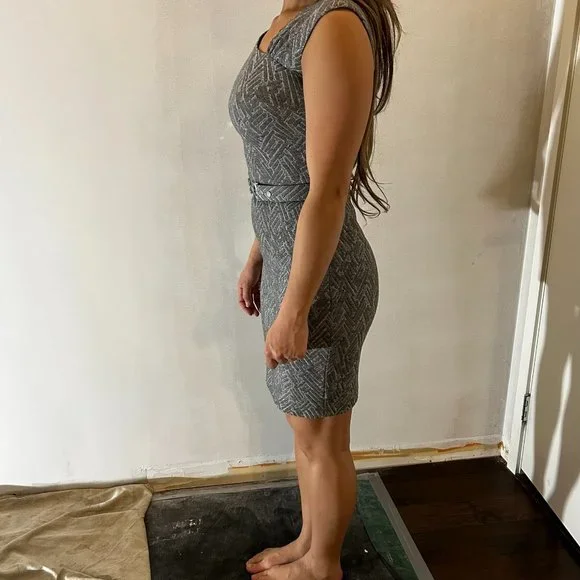 Cache Midi Dress - Size 4 - Picture 3 of 3